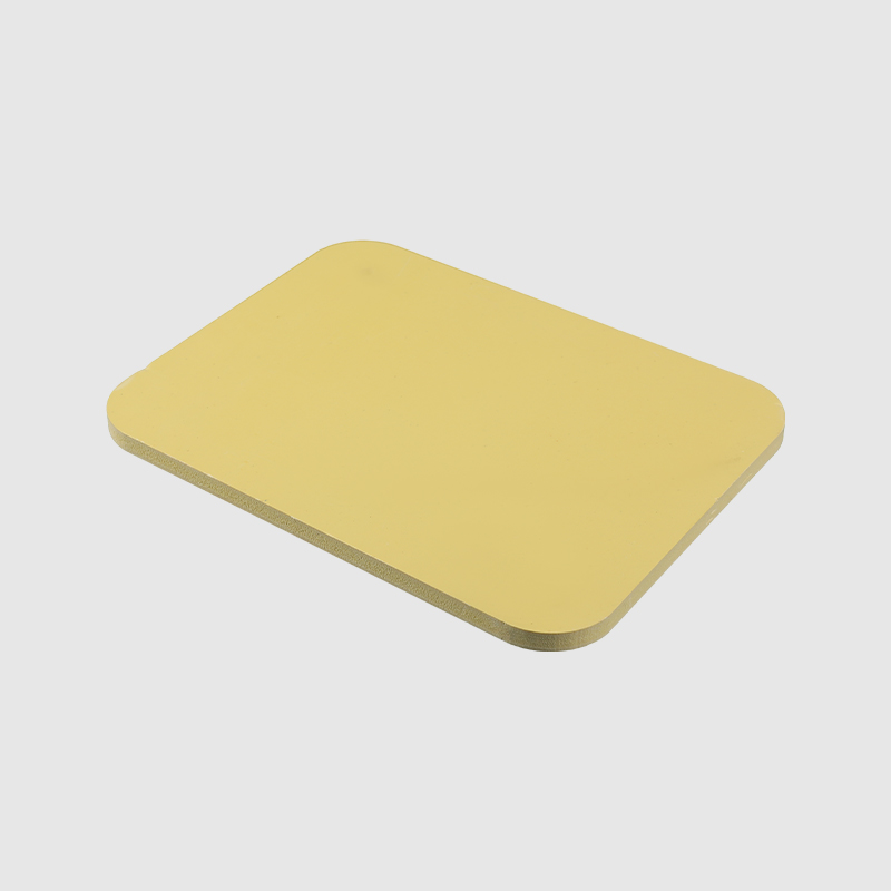 Advertising Signis Yellow PVC spumam tabulas plastic rudentis